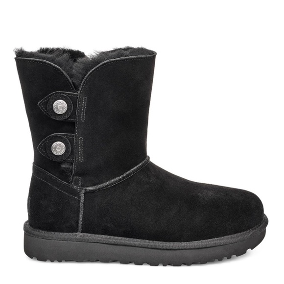 UGG Marciela 2 genuine shearling black boots - Picture 2 of 7